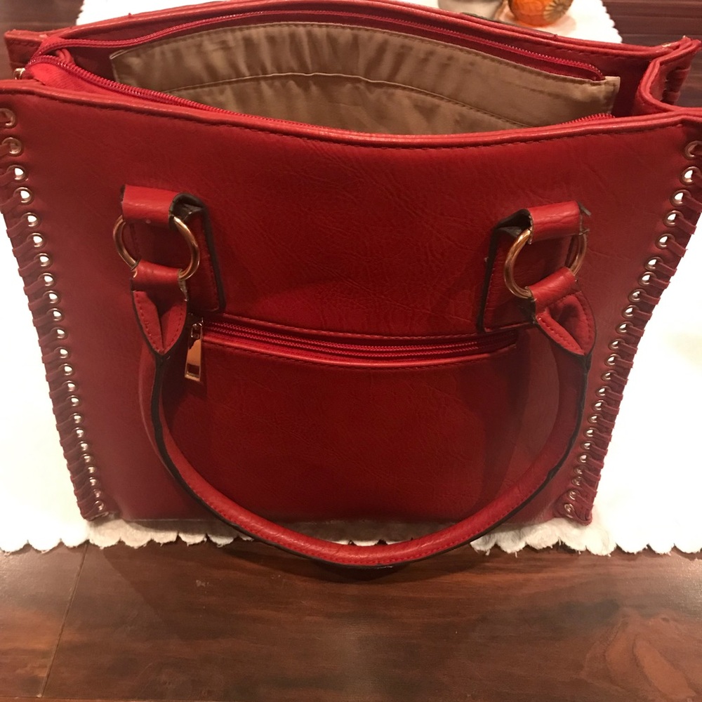 Unique MMS Design Studio Red Bag‎ / Purse